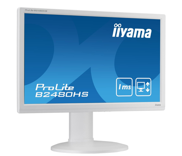 IIYAMA 23,6'' ProLite B2480HS B2480HS-W2 Bialy - 285630 - zdjęcie 4
